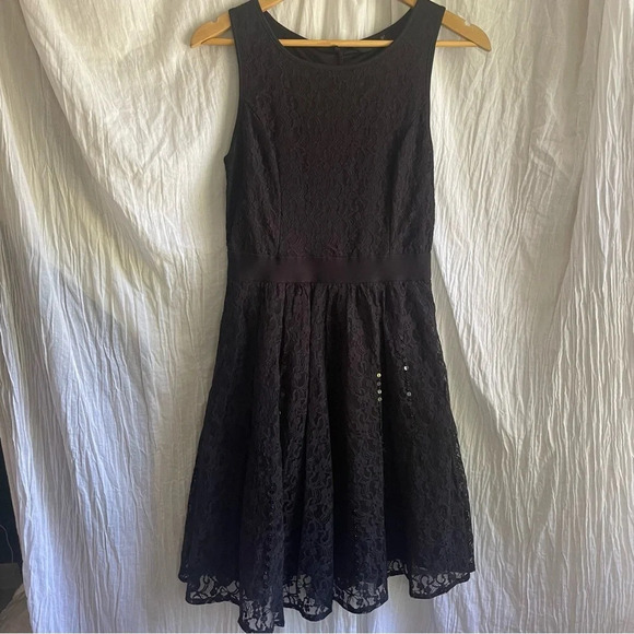 Only Black Lace Sleeveless Party Dress, 38 - Picture 2 of 13